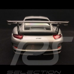 Porsche 911 type 991 GT3 RS 2015 argent 1/18 Minichamps 153066233