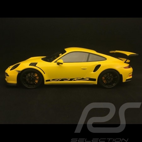 Porsche 911 type 991 GT3 RS 2015 jaune 1/18 Minichamps 153066230