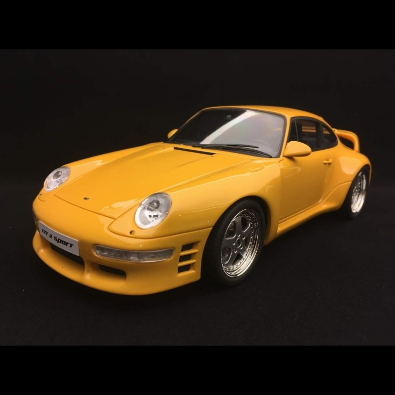 Miniature Porsche 993 RUF Turbo R 1997 - Échelle 1/18 GTspirit GT 145 - Comme Neuve - Occasion