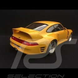 Porsche 911 type 993 RUF CTR 2 Sport 1997 jaune Vitesse 1/18 GT Spirit GT141