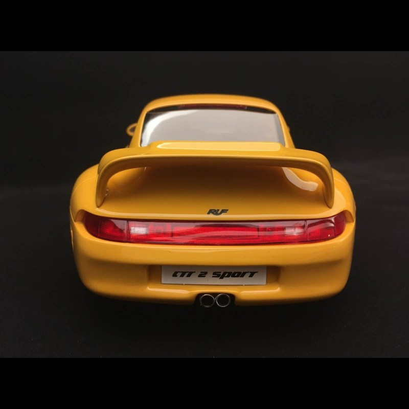 Porsche 911 type 993 RUF CTR 2 Sport 1997 Speed yellow 1/18 GT