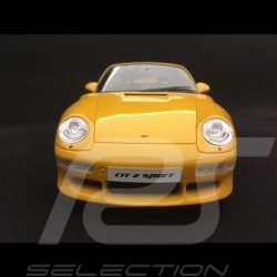 Porsche 911 type 993 RUF CTR 2 Sport 1997 jaune Vitesse 1/18 GT Spirit GT141