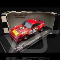 Porsche 934 RSR Winner ADAC 1976 n° GT51 1/43 Minichamps 400766451