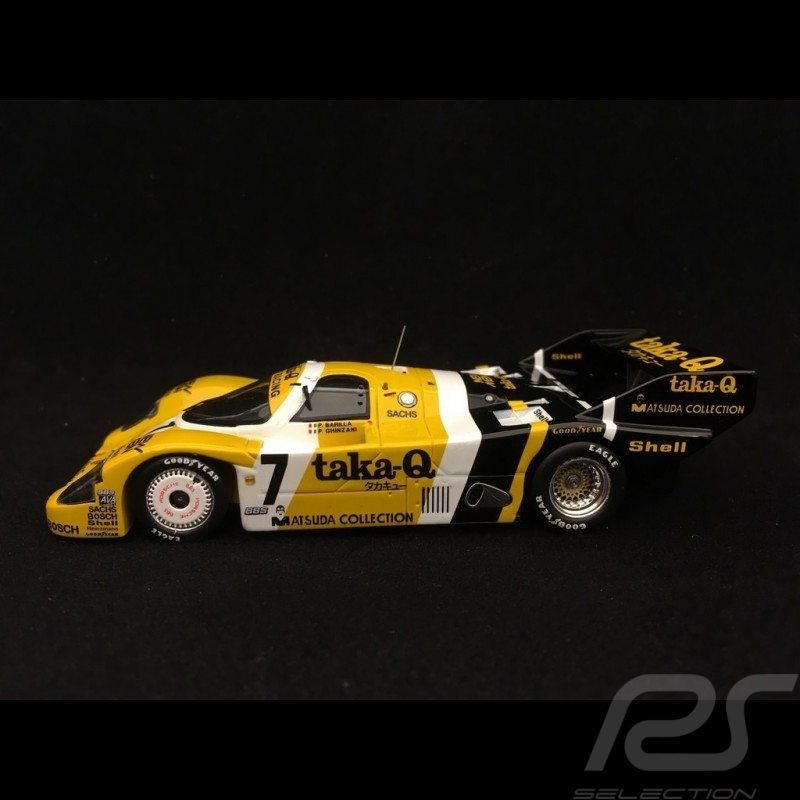 Porsche 956 winner 1000 km Fuji 1986 n°7 New Man 1/43 Spark SJ019