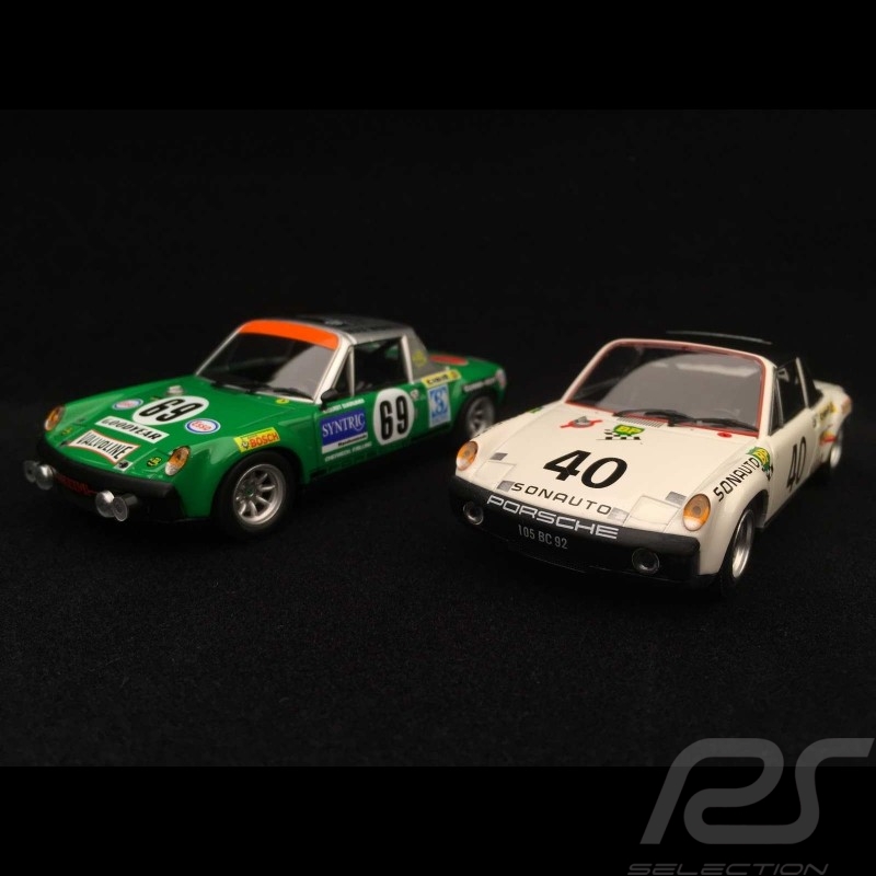 Duo Porsche 914 6 24h Le Mans 1/43 Minichamps 400716569 400706540