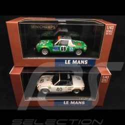 Duo Porsche 914 6 24h Le Mans 1/43 Minichamps 400716569 400706540