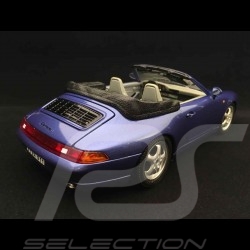 Porsche 911 type 993 Carrera Cabriolet 1993 1/18 Burago 3060 bleu Zénith blue Zenith Zenitblau