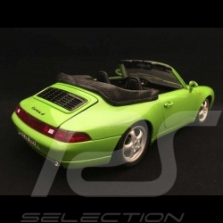 Porsche 911 type 993 Carrera Cabriolet 1994 vert clair 1/18 Burago 3040