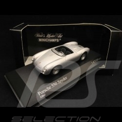Porsche 550 Spyder 1954 silbergrau 1/43 Minichamps 430066030