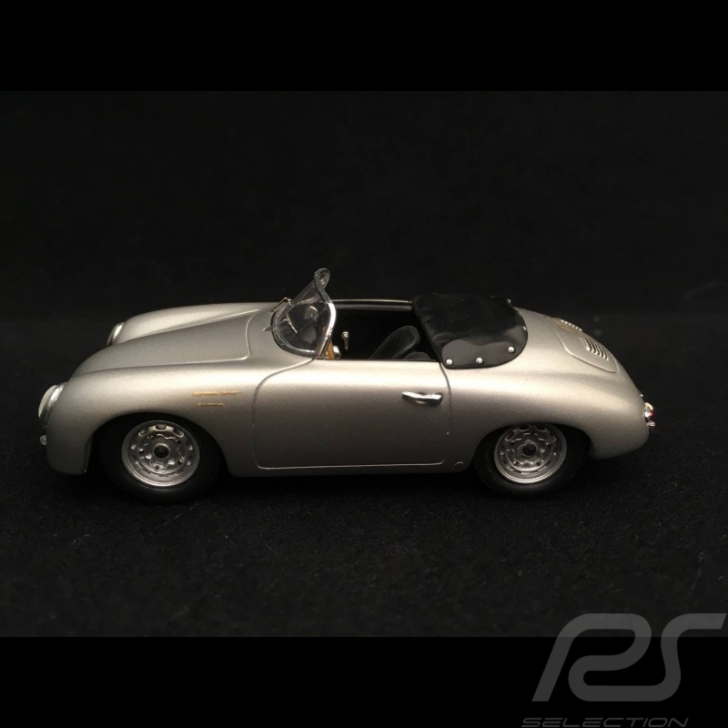 Porsche 356 A 1600 GS Carrera GT Speedster 1959 silver grey 1/43 Spark S1355