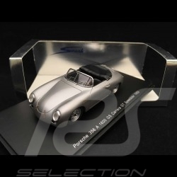 Porsche 356 A 1600 GS Carrera GT Speedster 1959 silver grey 1/43 Spark S1355