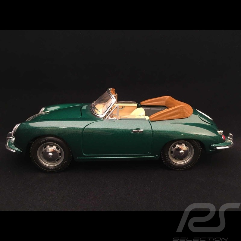 Porsche 356 B Cabriolet 1961 grün 1/18 Burago 3051