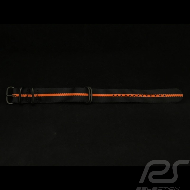 Uhrenarmband Nato Racing Team orange / schwarz