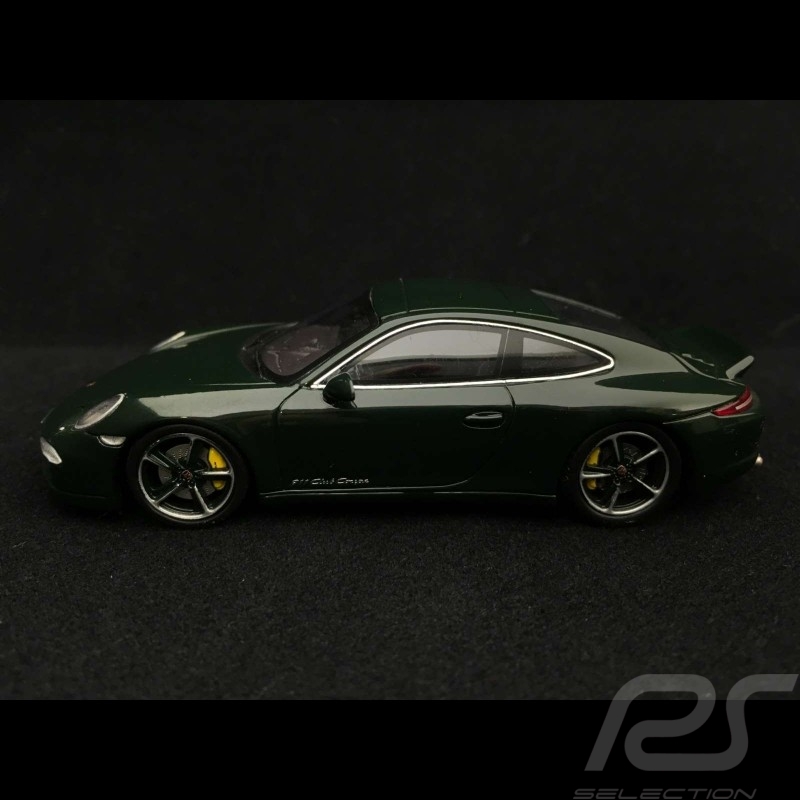 Porsche 911 typ 991 Club Coupé 2015 dunkelgrün 1/43 Spark WAX20120061