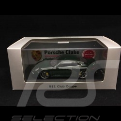 Porsche 911 type 991 Club Coupé 2015 dark green 1/43 Spark WAX20120061