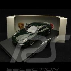 Porsche 911 typ 991 Club Coupé 2015 dunkelgrün 1/43 Spark WAX20120061