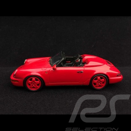 Porsche 911 type 964 Speedster 1993 1/43 Spark S2042 rouge Indien India red Indischrot
