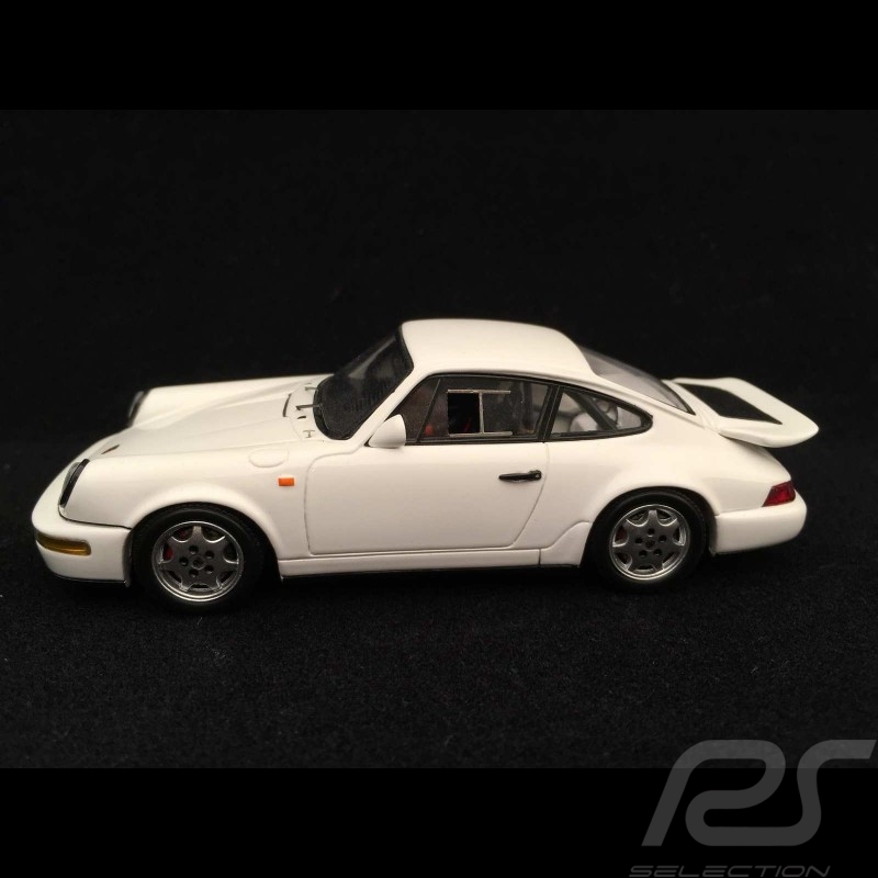 Porsche 911 type 964 Carrera 4 Lightweight 1990 1/43 Spark S0964 blanc Grand Prix Grand Prix white Grand Prix weiß