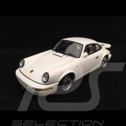 Porsche 911 type 964 Carrera 4 Lightweight 1990 1/43 Spark S0964 blanc Grand Prix Grand Prix white Grand Prix weiß