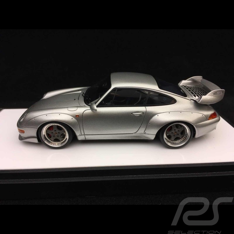 Porsche 911 GT2 type 993 street version 1996 silver grey 1/43 Make up  Vision VM114A