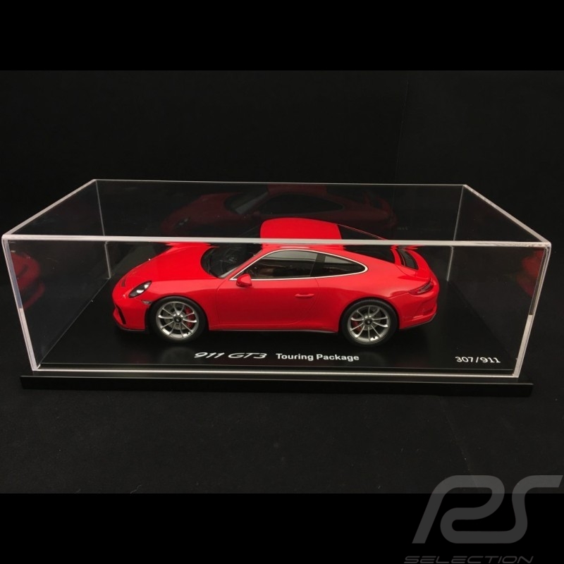 Porsche 911 GT3 type 991 Touring Package 2017 Indian red 1/18 Spark WAP0211650J