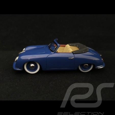 Porsche 356 Cabriolet 1951 1/43 Spark S4920 bleu roi  royal blue konigsblau