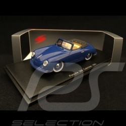 Porsche 356 Cabriolet 1951 1/43 Spark S4920 bleu roi  royal blue konigsblau