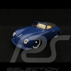 Porsche 356 Cabriolet 1951 1/43 Spark S4920 bleu roi  royal blue konigsblau