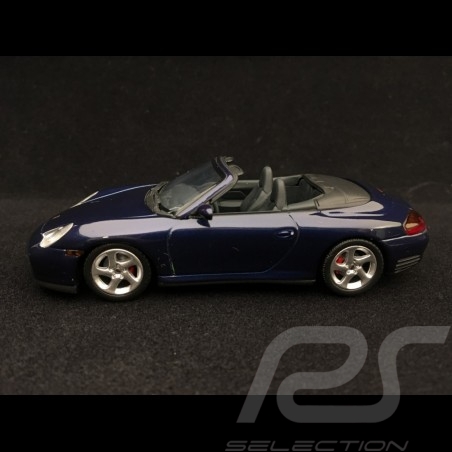 Porsche 911 type 996 Carrera 4S Cabriolet 2003 1/43 Minichamps 400062832 bleu blue blau