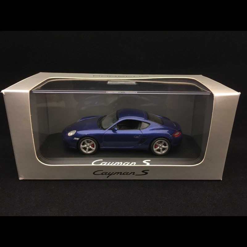 Porsche Cayman S 987 2006 Lapis blue 1/43 Schuco WAP02030116