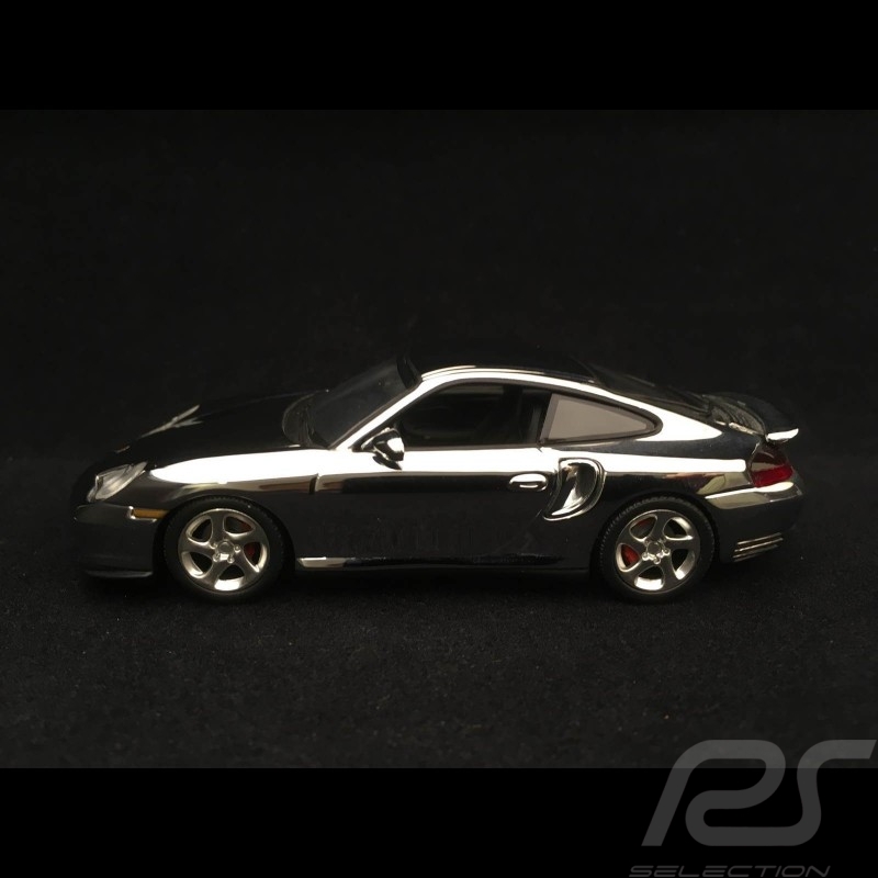 Porsche 911 typ 996 Turbo 2000 chrom 1/43 Minichamps WAP02060716