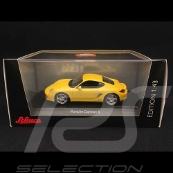 Porsche Cayman 987 2006 Speed yellow 1/43 Schuco 07302