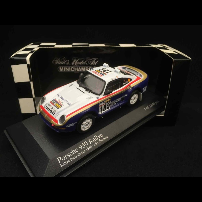 Porsche 959 Dakar 1986 n° 185 1/43 Minichamps 400866285