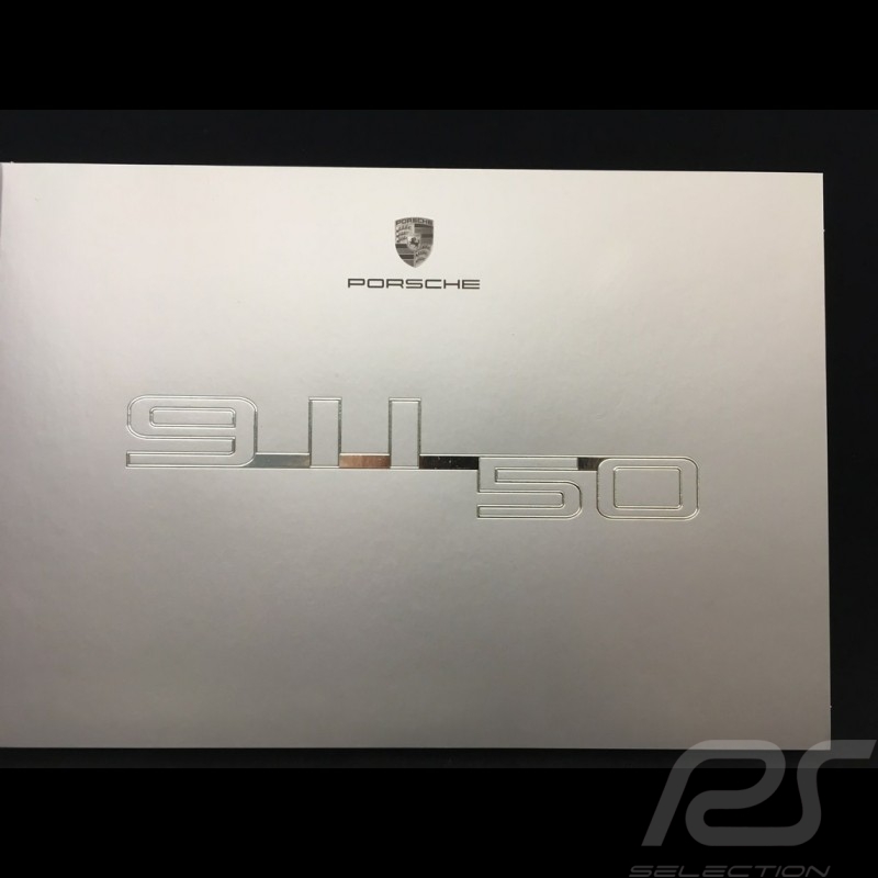 Porsche Broschüre 911 50 Jahre in seiner Box in Englisch April 2013