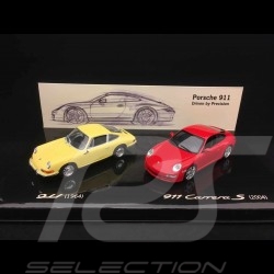 Set Porsche 911 1963 / 997 Carrera S 2004 40 Jahre Jubiläum 1/43 Minichamps WAP020SET09