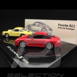 Set Porsche 911 1964 / 997 Carrera S 2004 1/43 Minichamps WAP020SET09 40 ans years Jahre Anniversaire Anniversary Jubiläum