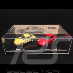 Set Porsche 911 1964 / 997 Carrera S 2004 1/43 Minichamps WAP020SET09 40 ans years Jahre Anniversaire Anniversary Jubiläum