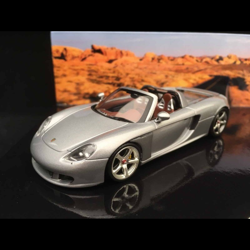 Set Porsche Carrera GT with and without removable roof GT silver 