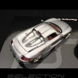 Set Porsche Carrera GT mit and ohne abnehmbarem Dach GT Silbergrau metallic 1/43 Minichamps WAP02010314