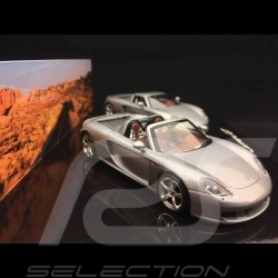 Set Porsche Carrera GT avec et sans toit amovible 1/43 Minichamps WAP02010314 gris argent GT silver grey Silbergrau