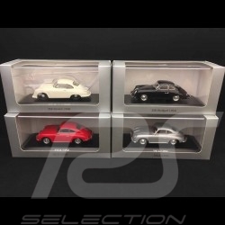 Set Porsche History Porsche 356 Gmünd / 356 Stuttgart / 356 A / 356 B 1/43 Minichamps WAP020SET10