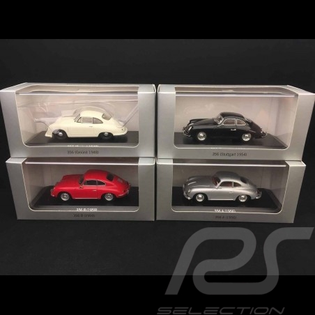 Set Porsche History Porsche 356 Gmünd / 356 Stuttgart / 356 A / 356 B 1/43 Minichamps WAP020SET10