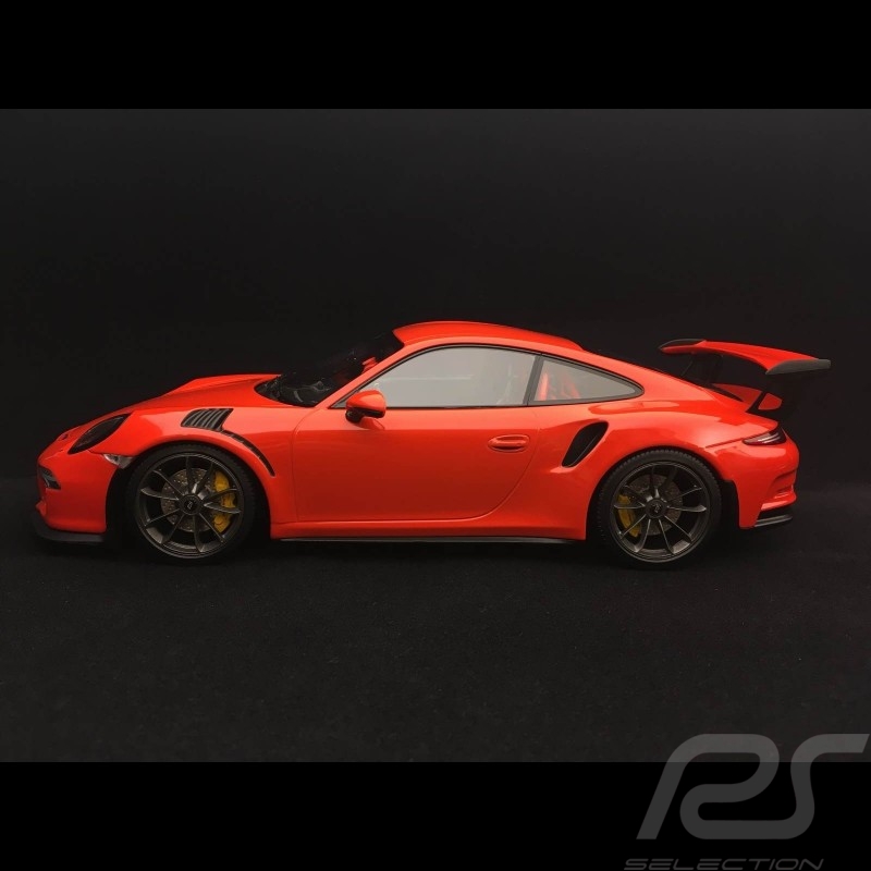 Porsche 911 GT3 RS type 991 phase 1 2015 1/18 Minichamps 155066220 orange fusion lava