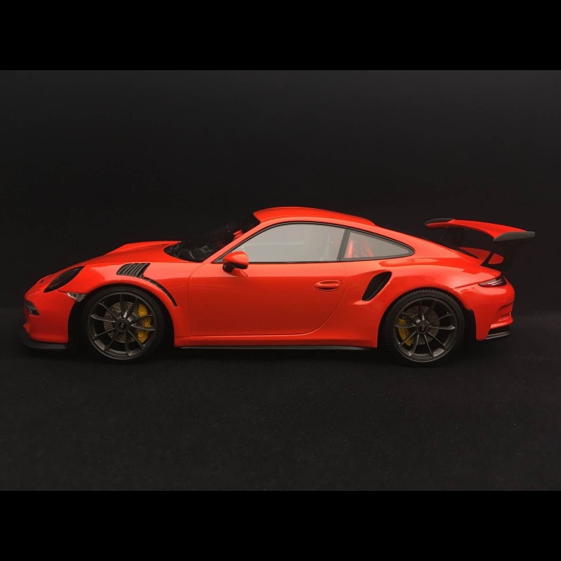 Porsche 911 GT3 RS type 991 Mk 1 2015 lava orange 1/18 Minichamps 155066220