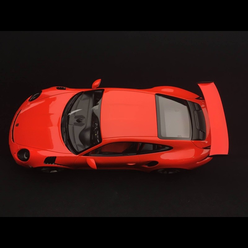 Porsche 911 GT3 RS type 991 Mk 1 2015 lava orange 1/18 Minichamps