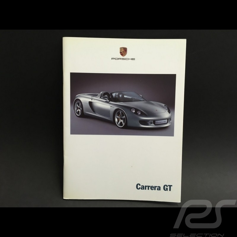 Brochure Porsche Carrera GT 2000 ref WVK178812 en anglais et allemand in english and german in Englisch und deutsch