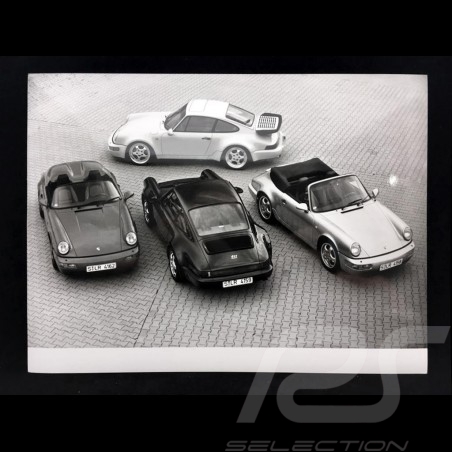 Photo Porsche gamme 1994 noir et blanc 1994 range black and white Bereich schwartz und weiß