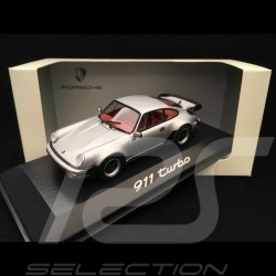 Porsche 911 type 964 Turbo 1990 silver grey 1/43 Minichamps