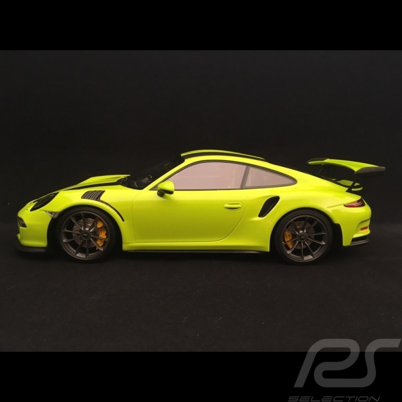 Porsche 911 GT3 RS type 991 phase 1 2015 1/18 Minichamps 153066225 vert lumière light green hellgrün