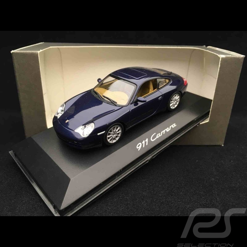 Porsche 911 type 996 Carrera phase II 2002 Lapis blue 1/43 Minichamps WAP02007812